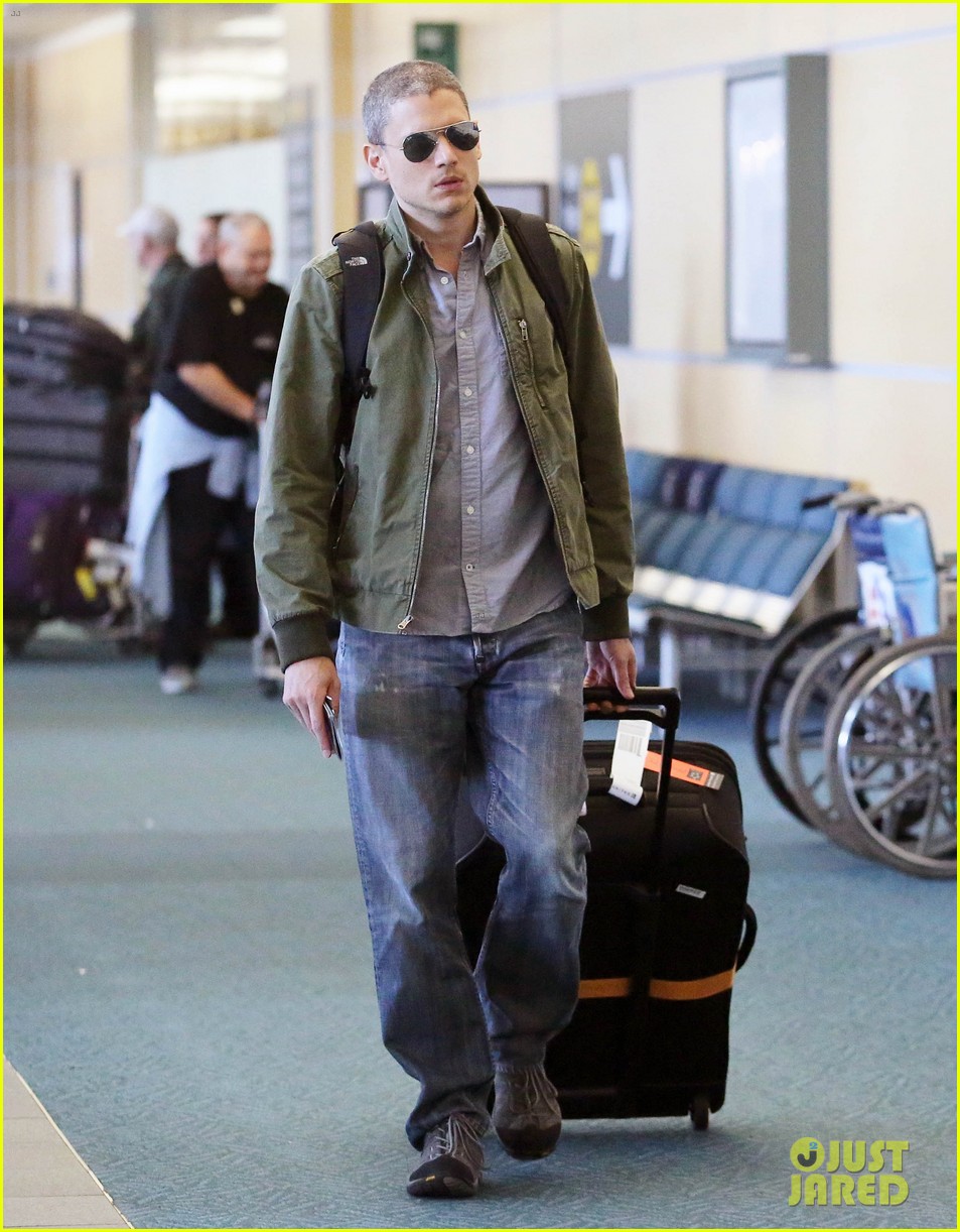 51819211 Actor Wentworth Miller is spotted catching a flight to Los Angeles at the Vancouver Airport on August 9, 2015 in Vancouver, Canada. Wentworth was in Canada filming 'The Flash' and the upcoming series 'Legends Of Tomorrow'. FameFlynet, Inc - Beverly Hills, CA, USA - +1 (818) 307-4813